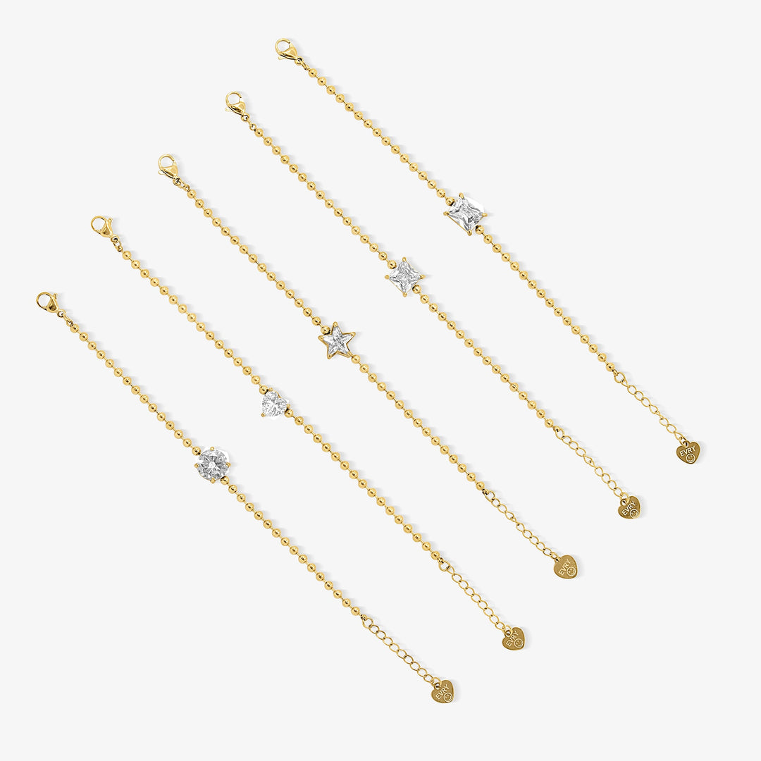 Dreamy Spark 5 Piece Beaded Bracelet Set