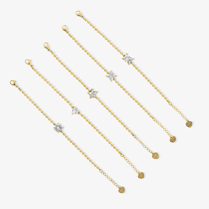 Dreamy Spark 5 Piece Beaded Bracelet Set