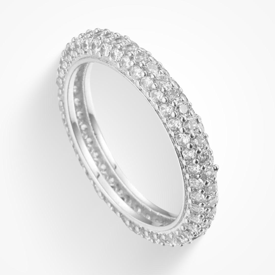 Cubic Zirconia Stacking Ring