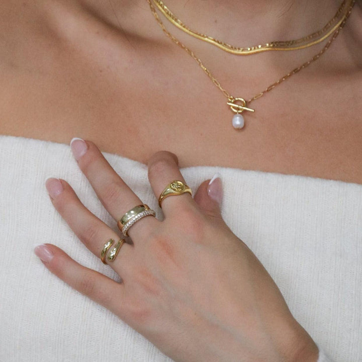 Cubic Zirconia Stacking Ring