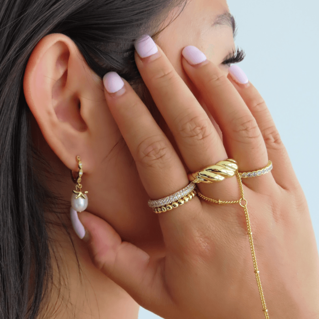 Cubic Zirconia Stacking Ring