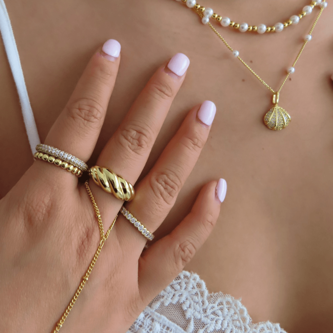 Cubic Zirconia Stacking Ring