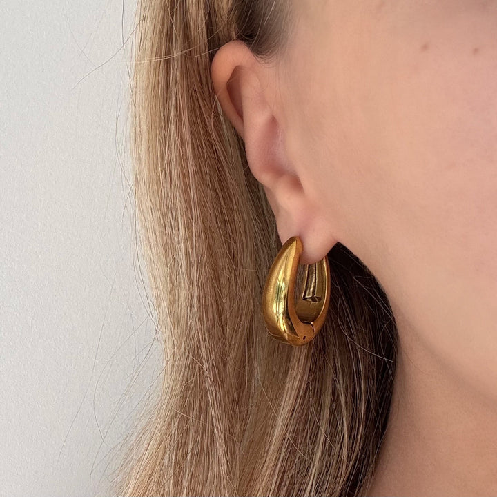 Brandy Chunky Hoop Earrings