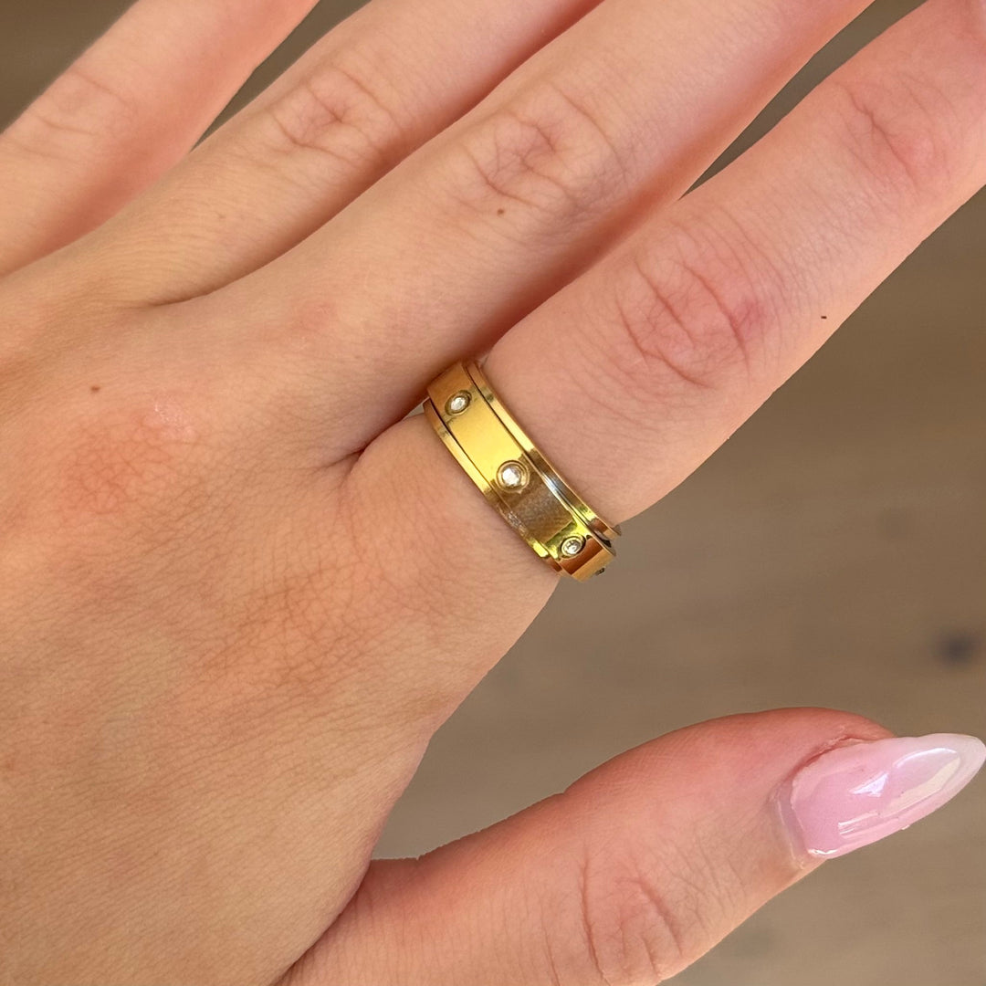 Minimalist Spinner Fidget Ring