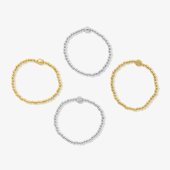 Coastal Beaded Bracelet Four-Piece Set