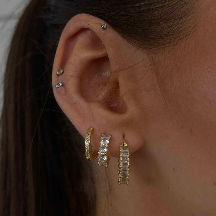 Baby Icy Hoop Earrings