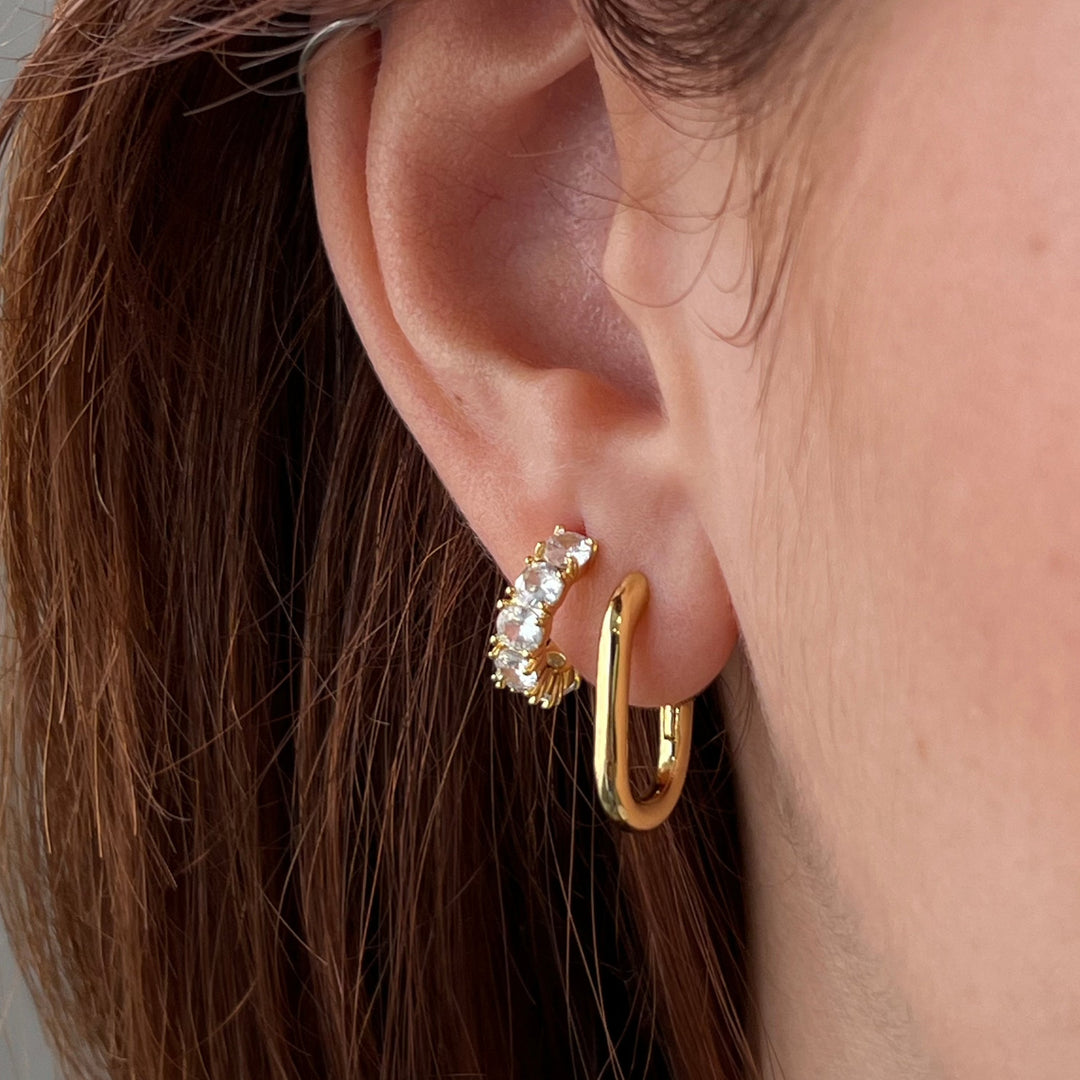 Baby Icy Hoop Earrings