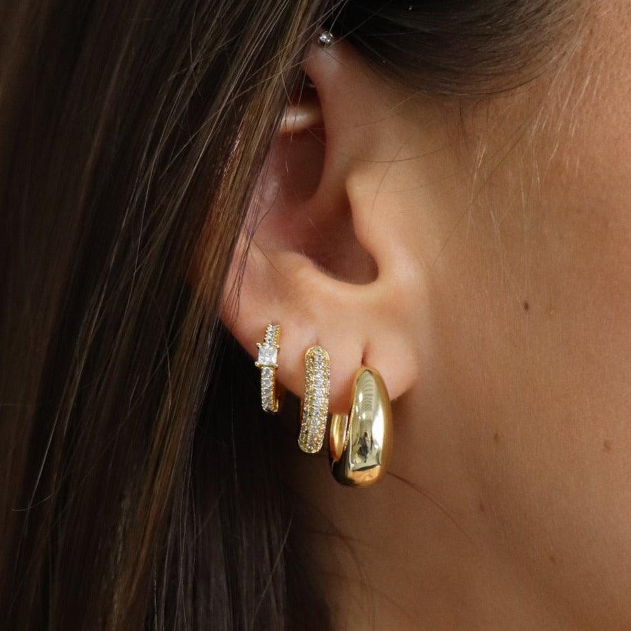 Brandy Chunky Hoop Earrings