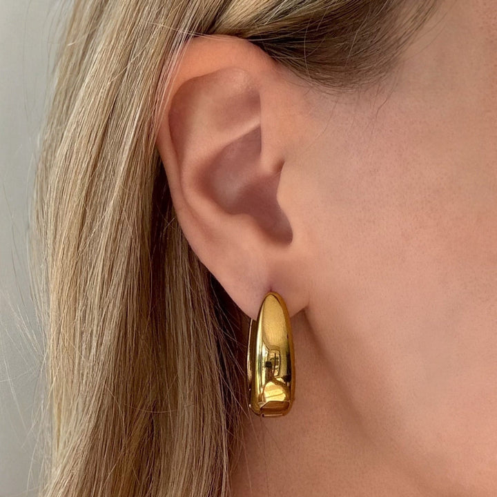 Brandy Chunky Hoop Earrings