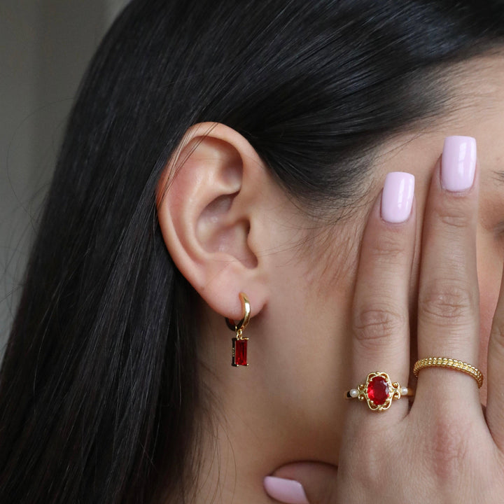 Celestial Huggie Earrings