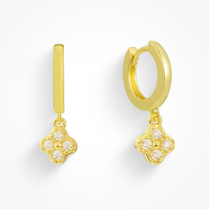 Clover Huggie Earrings