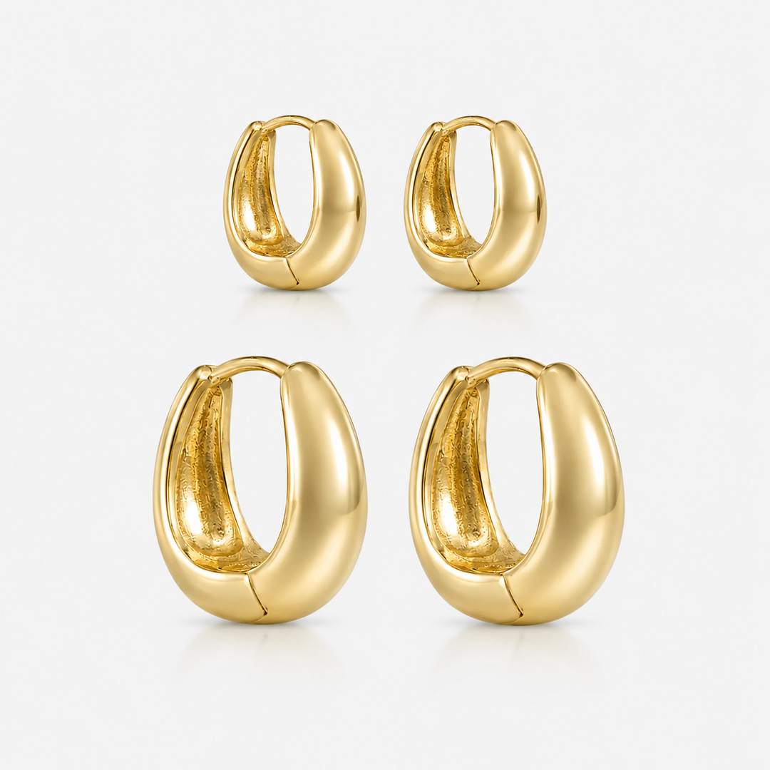 Brandy Chunky Hoop Earrings