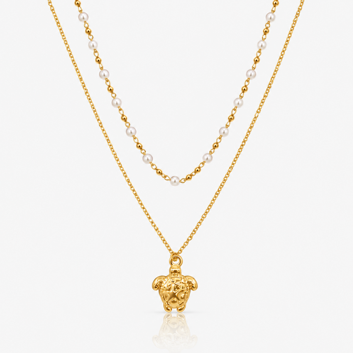 Lucky Turtle Layered Necklace