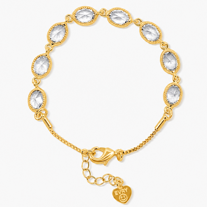 Dripping in Ice Crystal Chain Bracelet