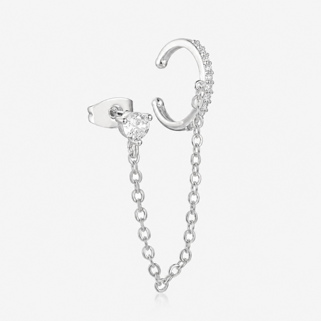 Hooked On You Earring and Earcuff