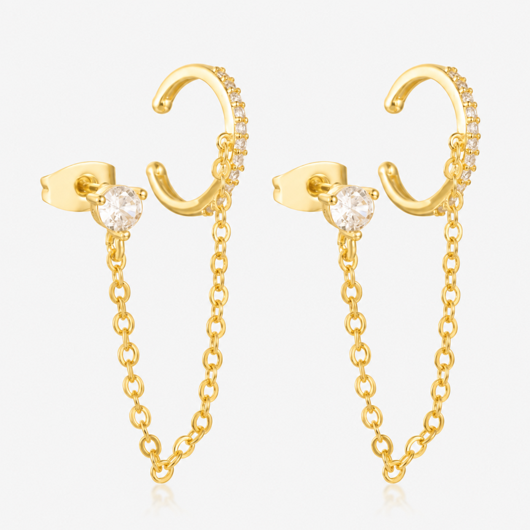 Hooked On You Earring and Earcuff