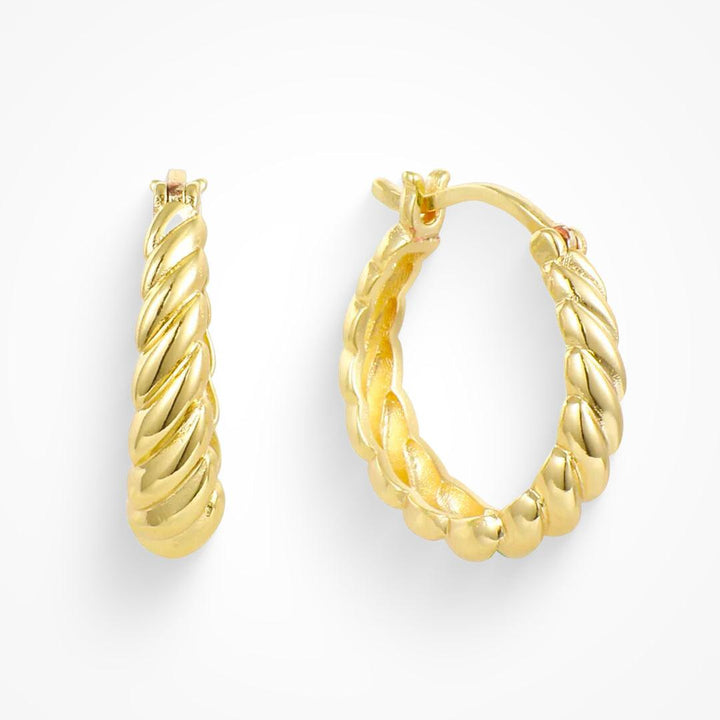 Twisted Hoop Earrings