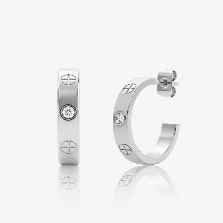 Polished Hoop Earrings