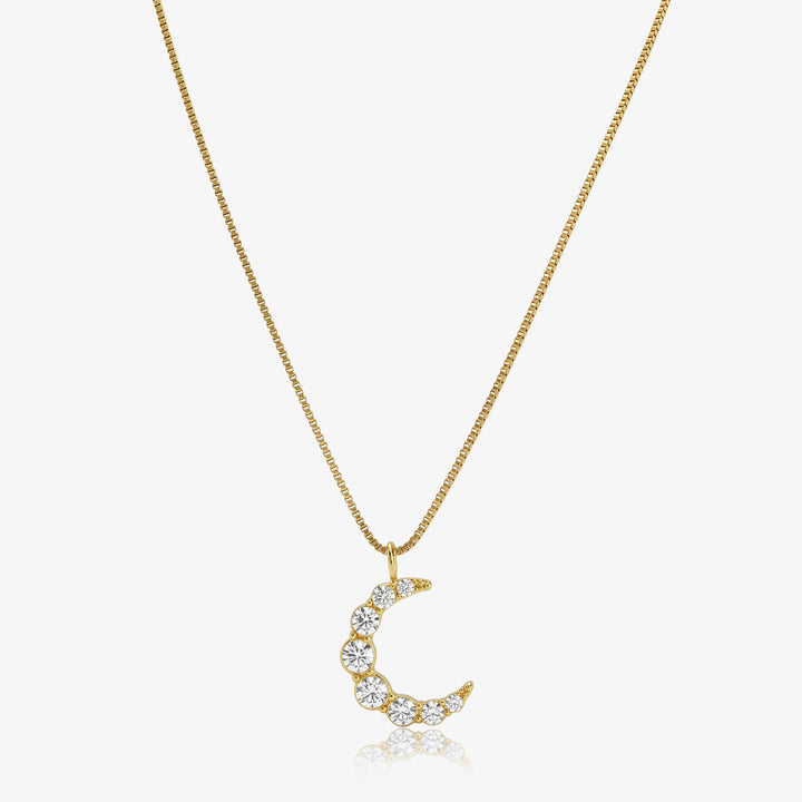 Glowing Crescent Necklace