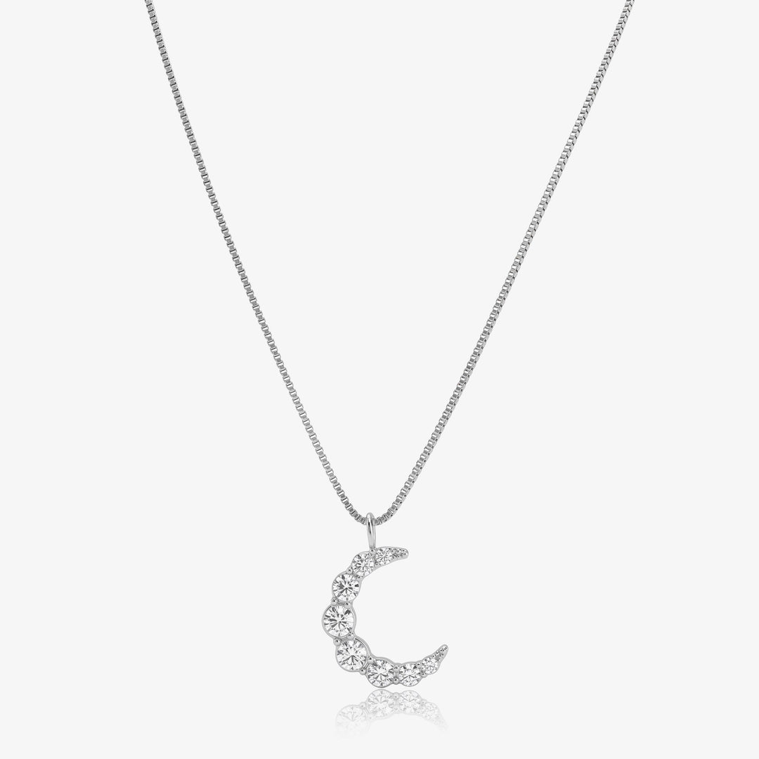 Glowing Crescent Necklace
