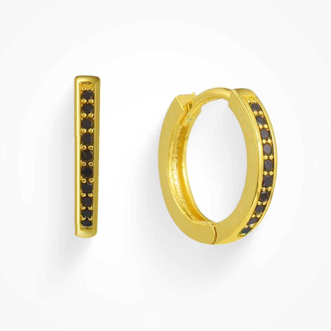 Eternity Crystal Hoop Earrings