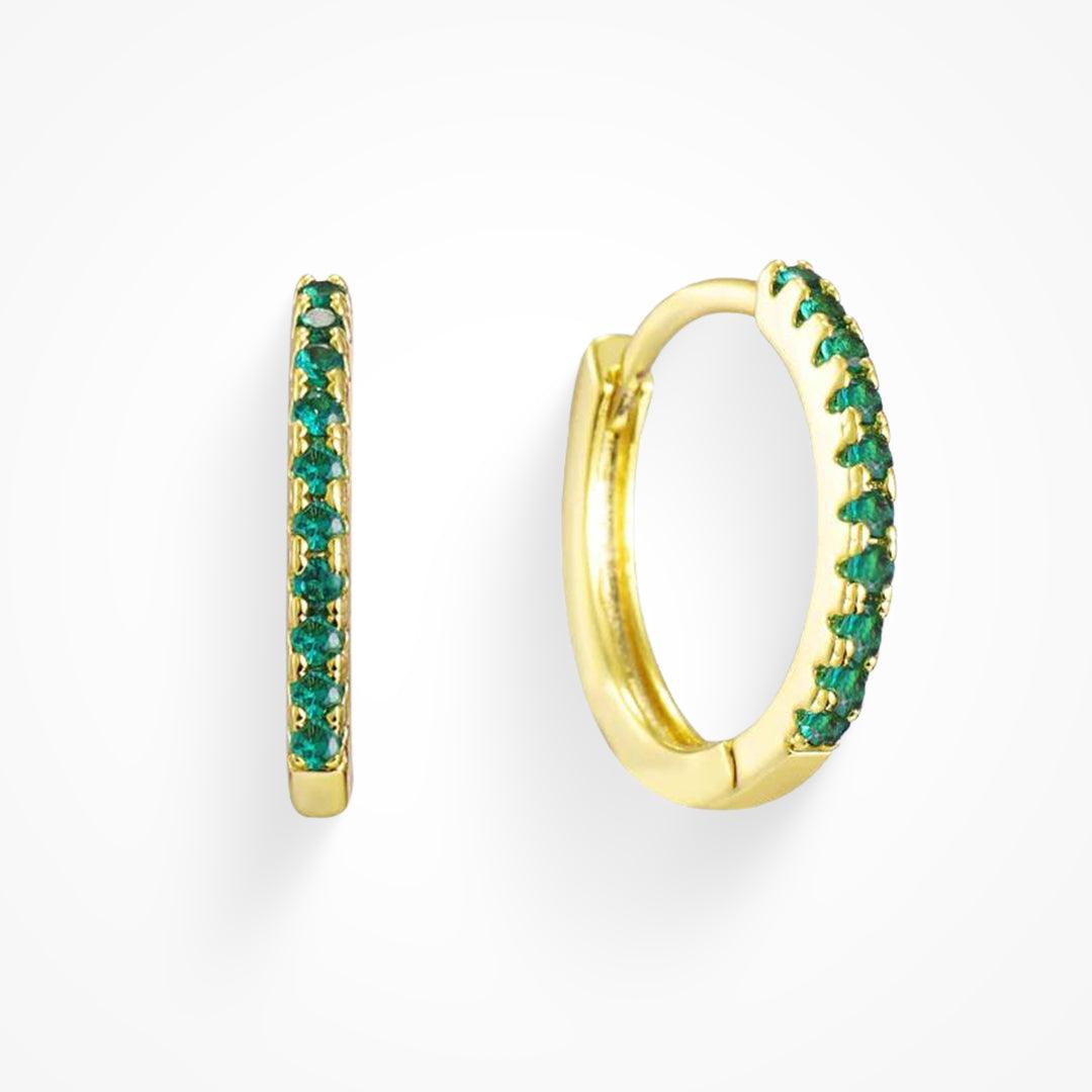 Eternity Crystal Hoop Earrings