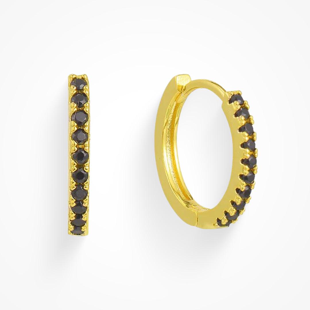 Eternity Crystal Hoop Earrings