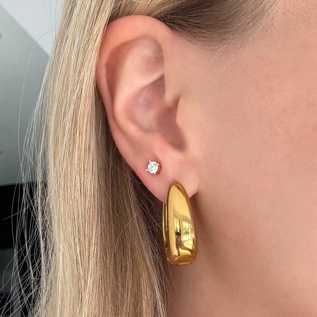 Brandy Chunky Hoop Earrings