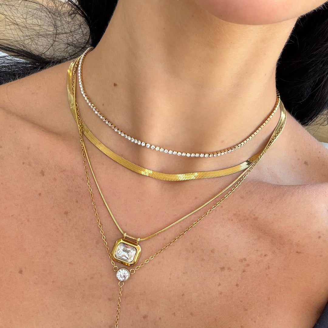 Shining Snake Chain Necklace
