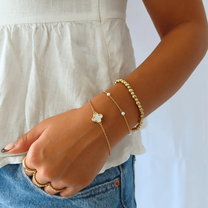 Lucky Clover Charm Bracelet