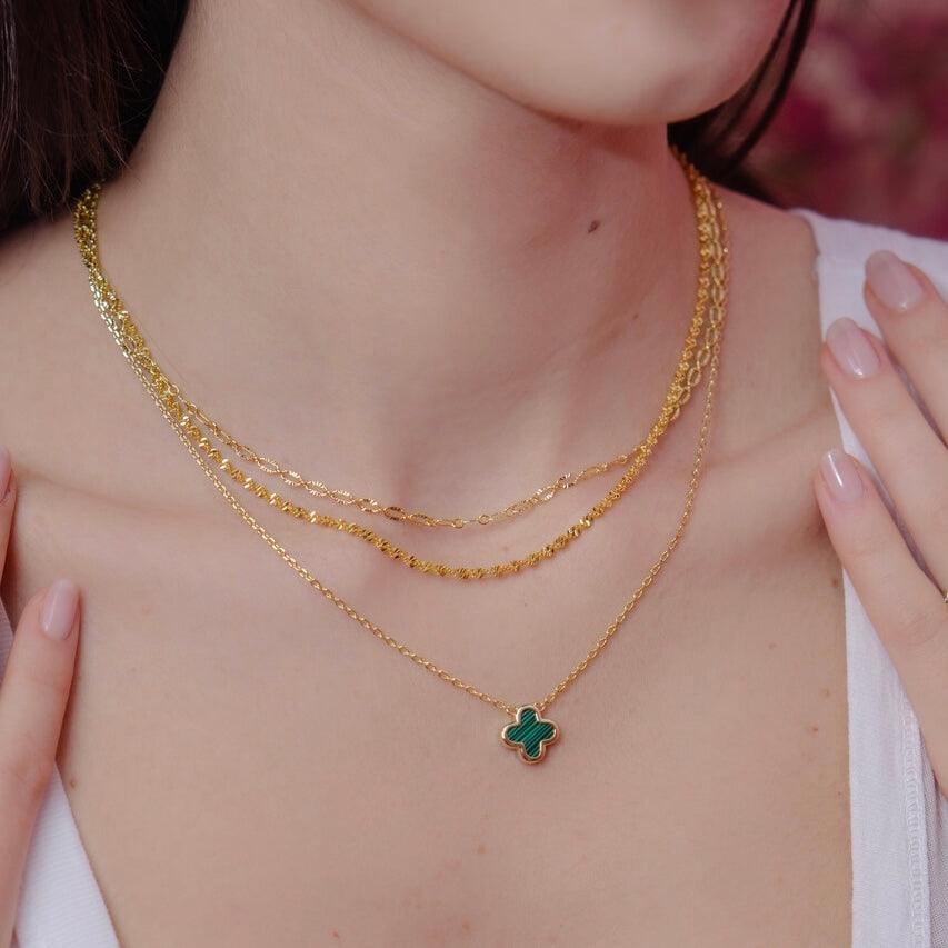 Four-Leaf Clover Pendant Necklace
