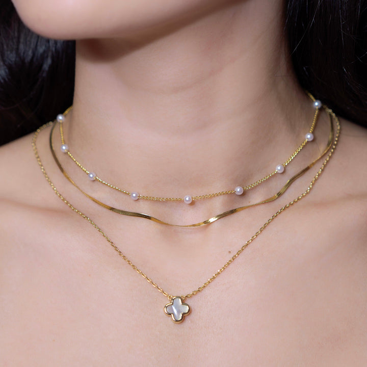 Four-Leaf Clover Pendant Necklace