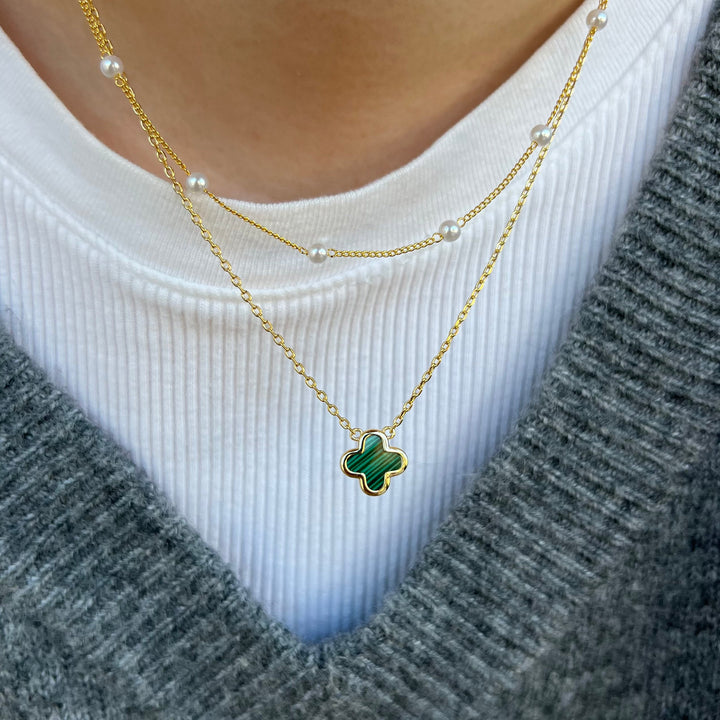 Four-Leaf Clover Pendant Necklace