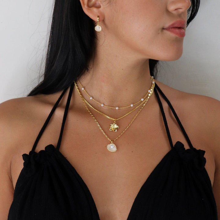 Meribella Pearl Drop Earrings