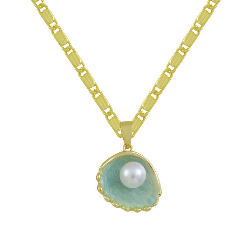Meribella Shell Pendant Necklace