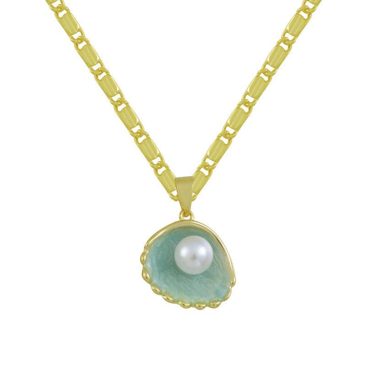 Meribella Shell Pendant Necklace