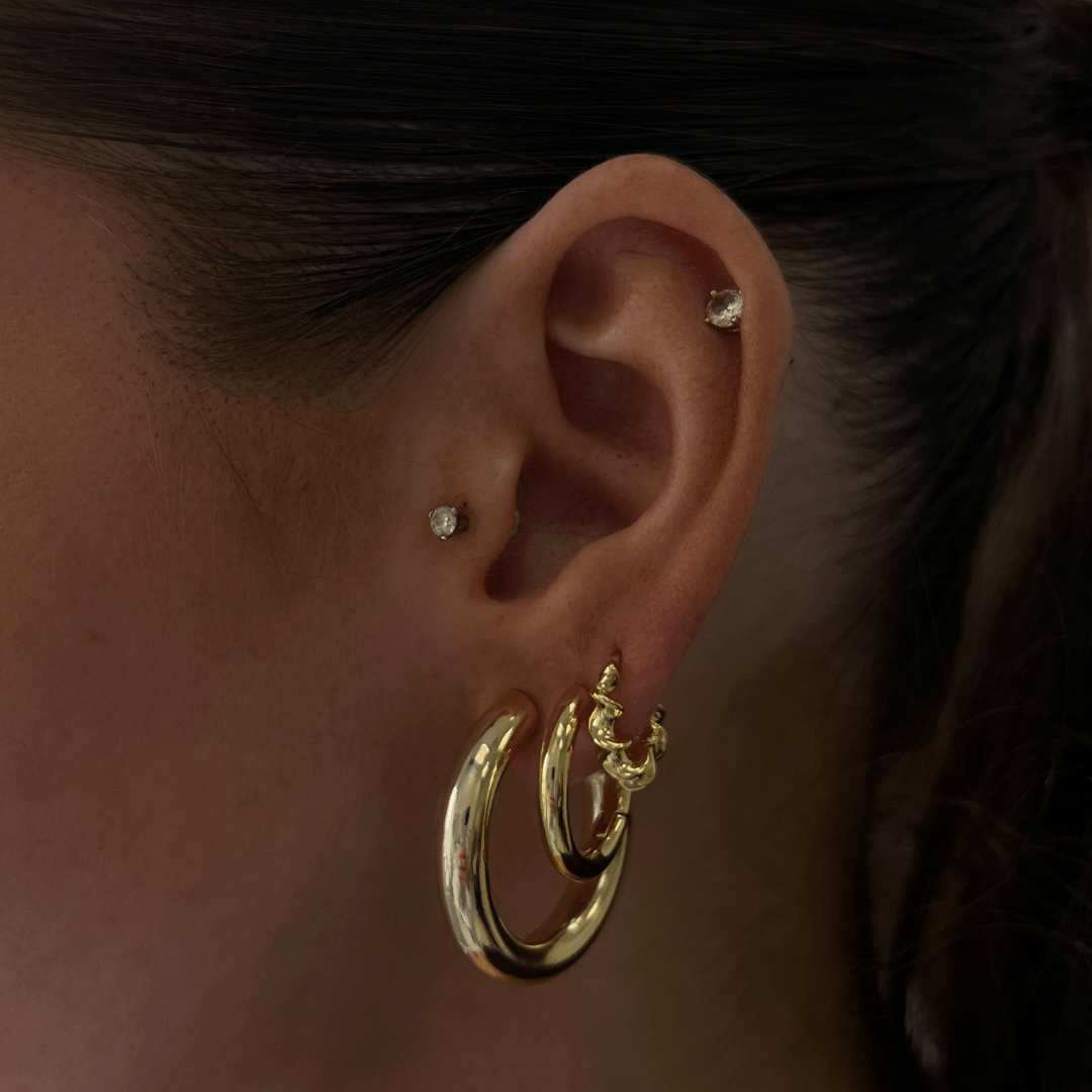 Off Duty Hoop Earrings