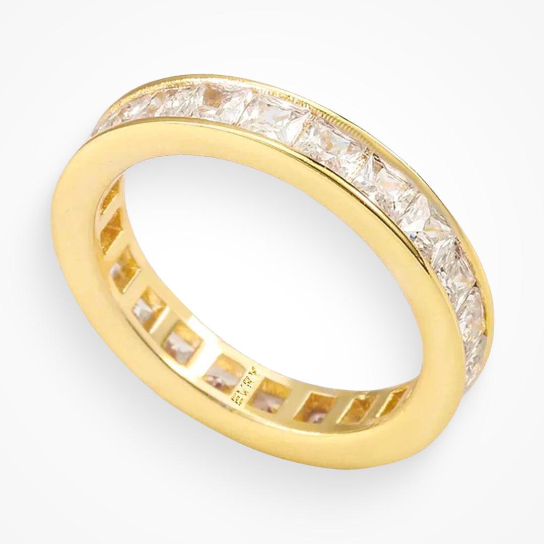 Princess Cubic Zirconia Stacking Ring