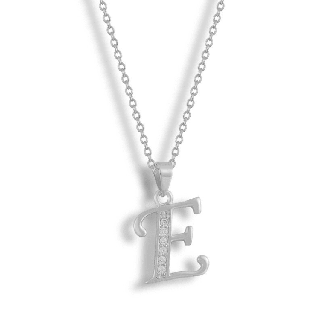 Initial Letter Pendant Necklace