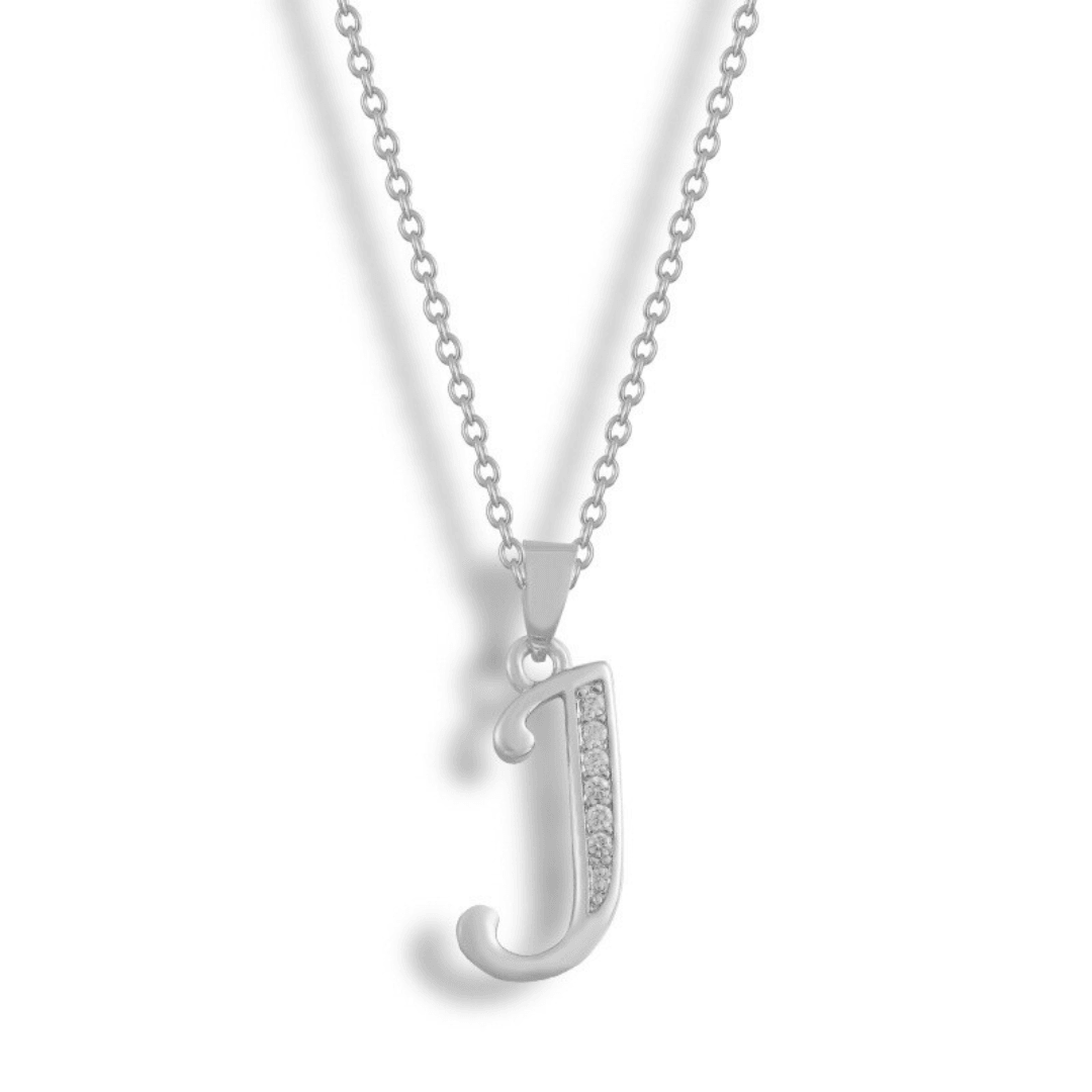 Initial Letter Pendant Necklace