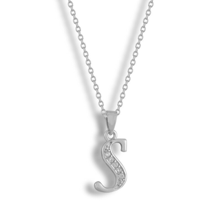 Initial Letter Pendant Necklace