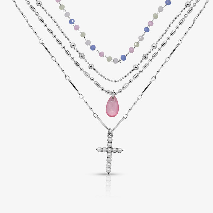 Beaded Blessing 4-Piece Necklace Set