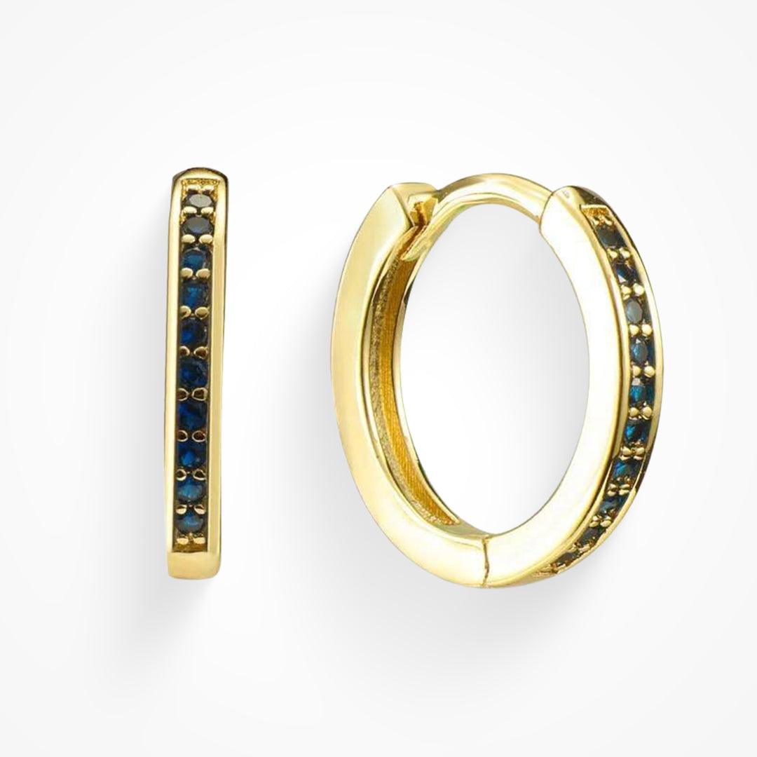 Eternity Crystal Hoop Earrings