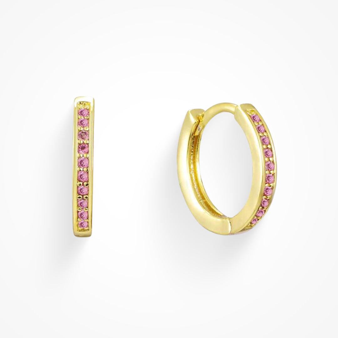 Eternity Crystal Hoop Earrings