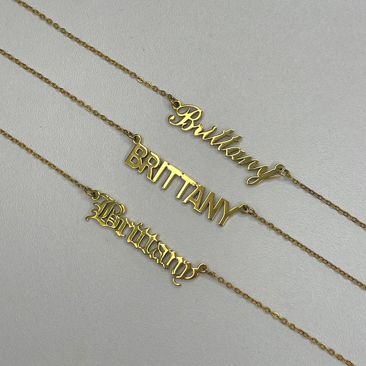 Personalised Nameplate Necklace
