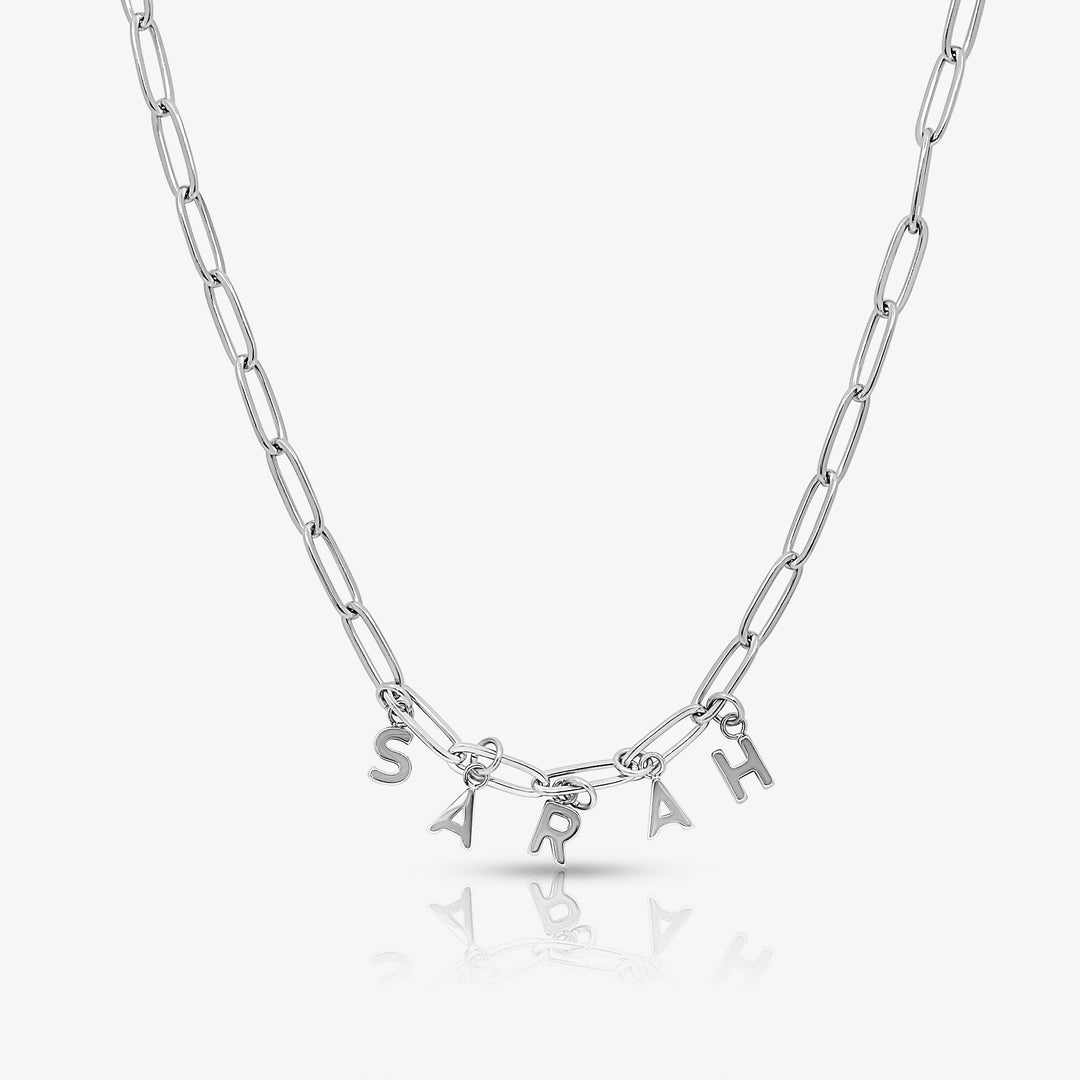 Personalised Link Letter Necklace